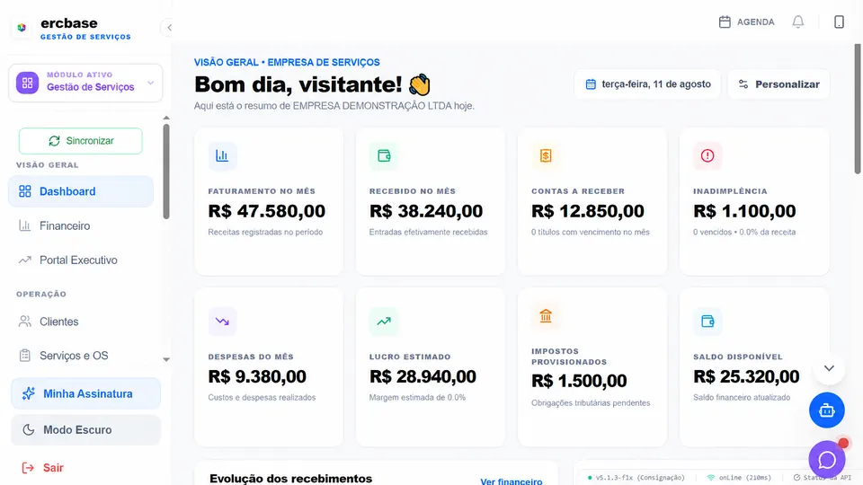 Demonstração animada: Visão geral